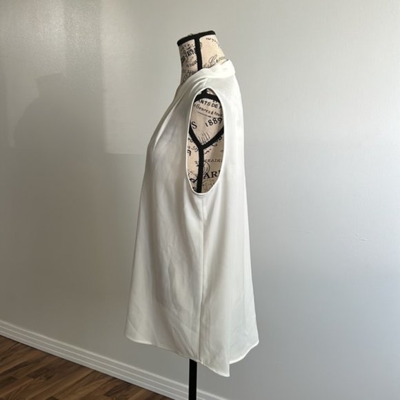 Calvin Klein Short Sleeve Blouse Large - Picture 2 of 5